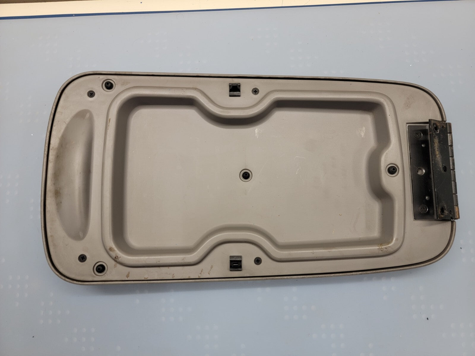 🔥99-07 Ford Excursion F250 F350 Front Center Console Lid Gray OEM