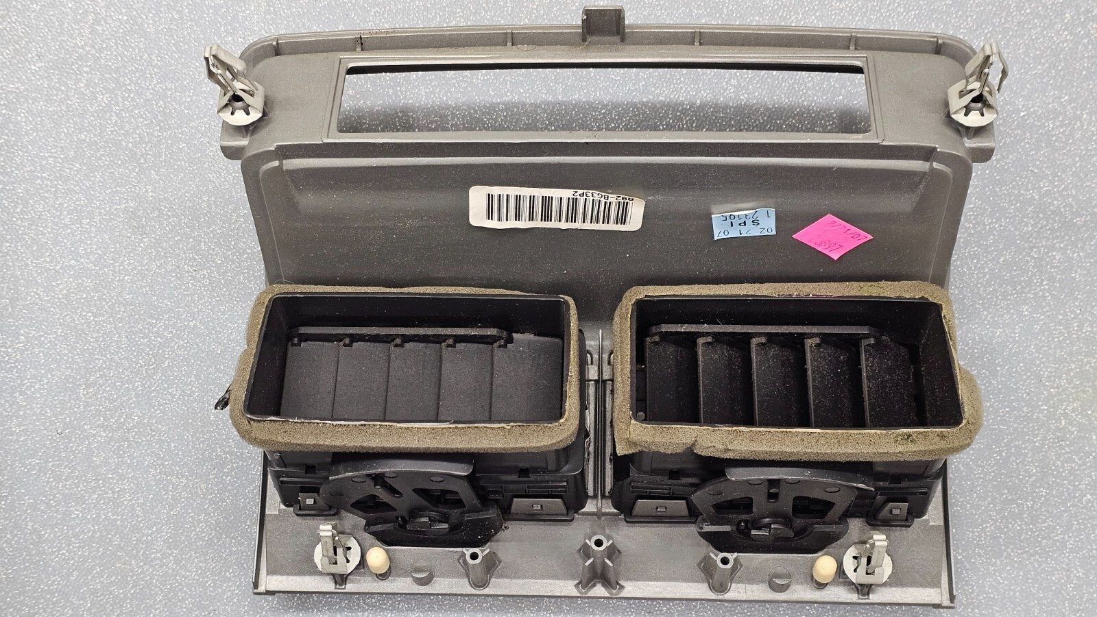 🔥 08-12 Ford Escape Center Dash Console Air Vent Heater Conditioning SILVER