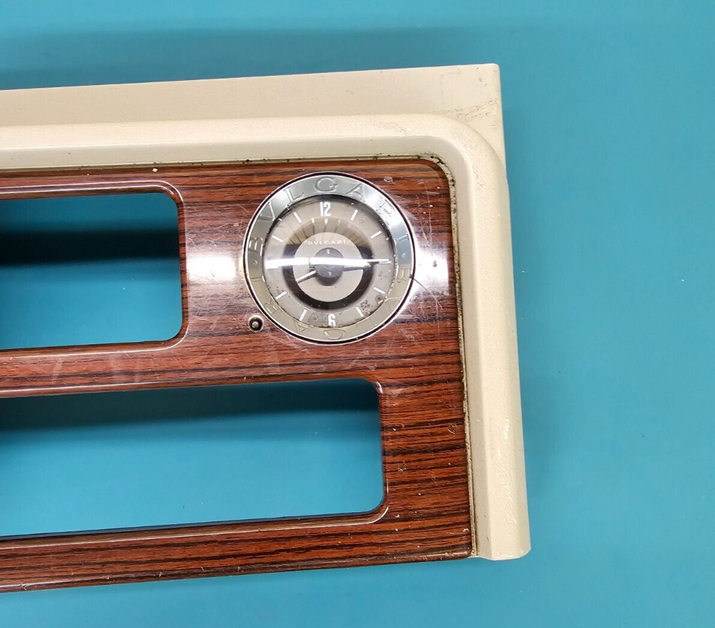 🔥02-06 Escalade Radio Dash Trim Surround Bezel Trim Panel w/clock woodgrain
