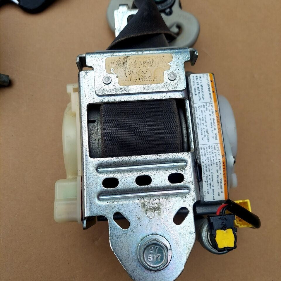 06-11 Honda Civic 4 Door Sedan Left Driver Seat Belt Retractor Assembly Gray OEM