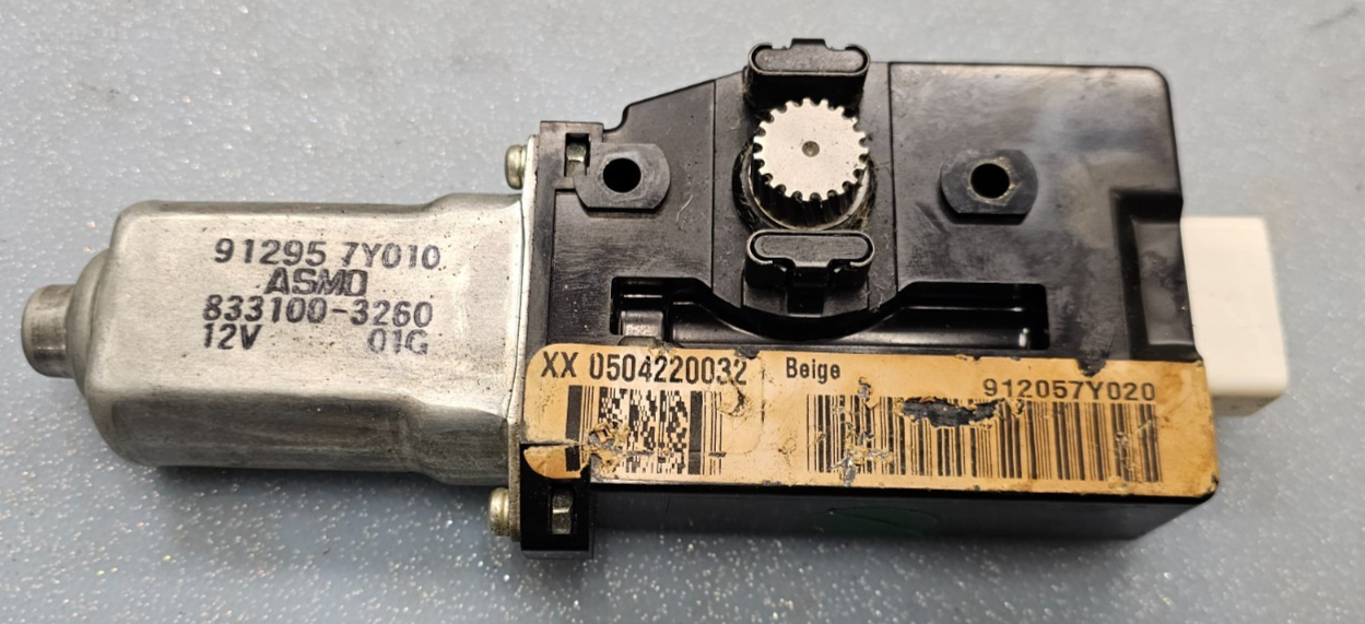 🔥04-08 Nissan Maxima Titan Sunroof Moonroof Electric Motor Black OEM