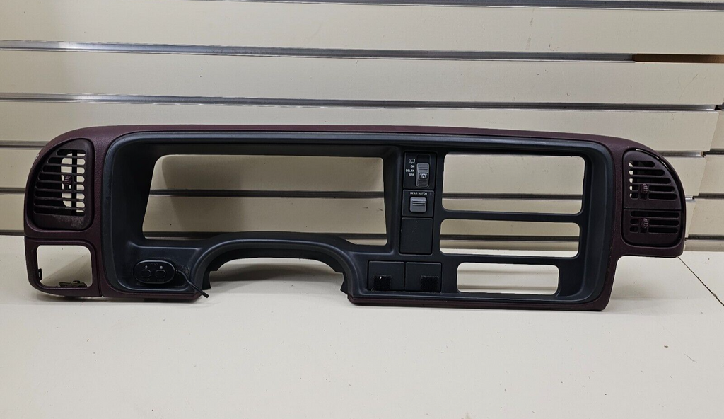 🔥95-99 CHEVY GMC TRUCK CK Instrument Cluster Speedometer Dash Bezel Red OEM C3