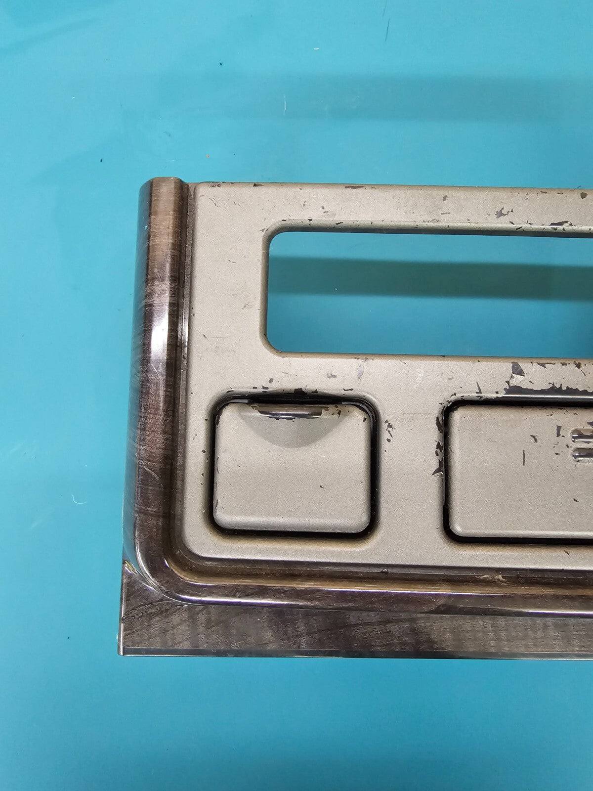 🔥03-06 chevy Silverado Sierra Center Console Upper Trim Panel Bezel GRAY/WOOD