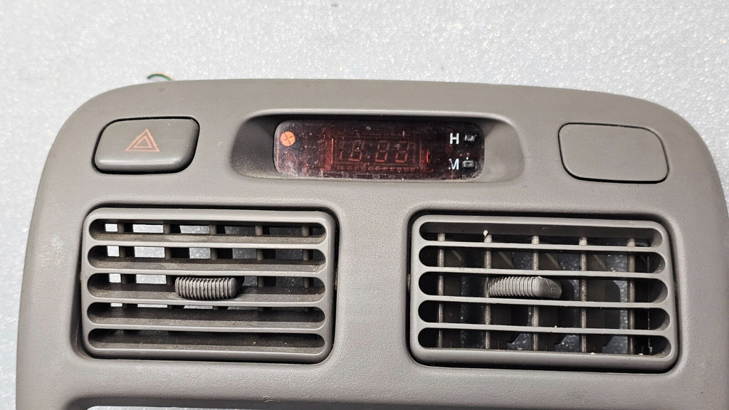 🔥98-02Toyota Corolla Center Dash Radio Stereo Display Bezel Trim Panel Gray B34