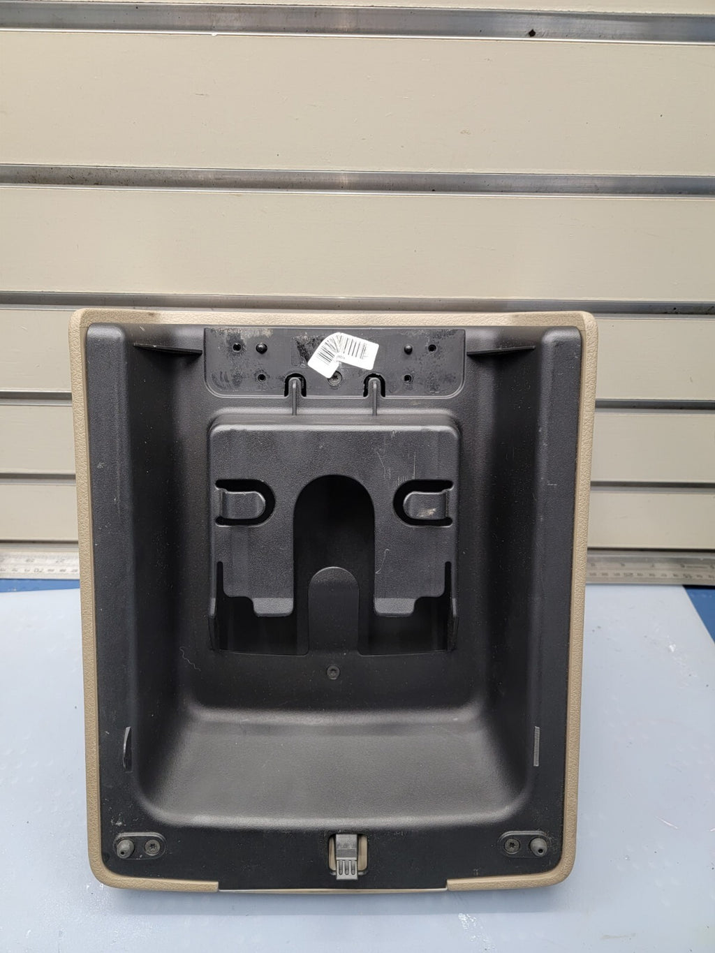 🔥07-14 FORD EXPEDITION CENTER CONSOLE COLUMN SHIFT ARM REST LID  TAN