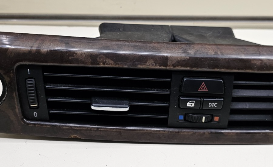 🔥06-13 BMW E90 E92 FRONT RIGHT PASSENGER DASH TRIM PANEL VENT WALNUT WOODGRAIN