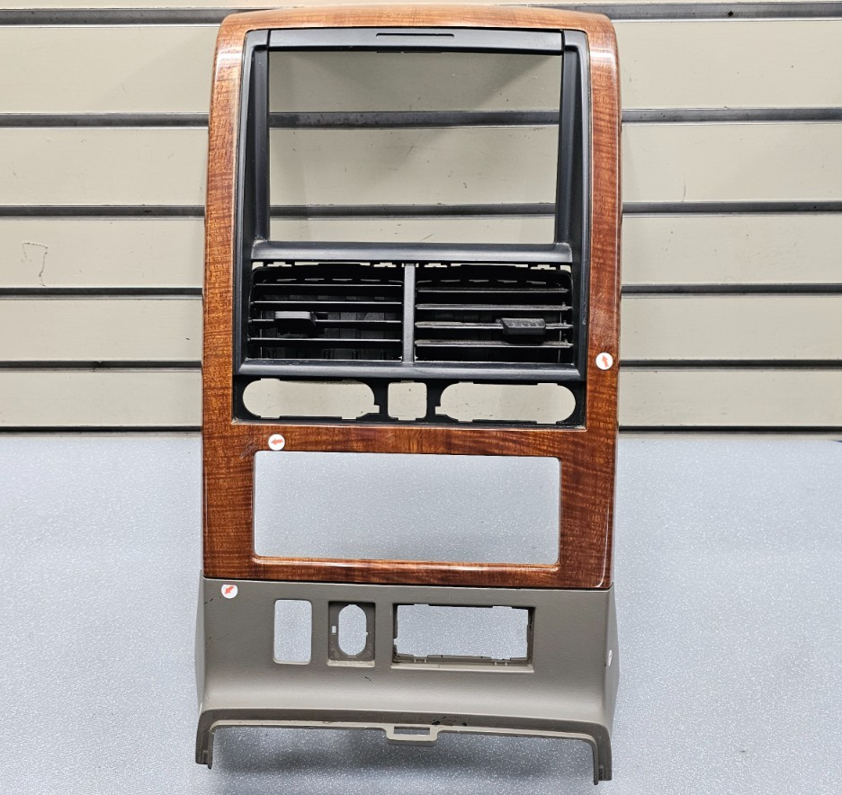 🔥06-10 Explorer Radio Temperature Climate Control Dash Panel Bezel Trim Wood