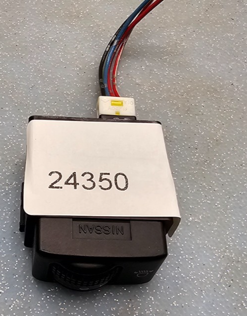 03-06 Nissan Murano Dash Dimmer Headlight Lamp Retractable Control Switch Black