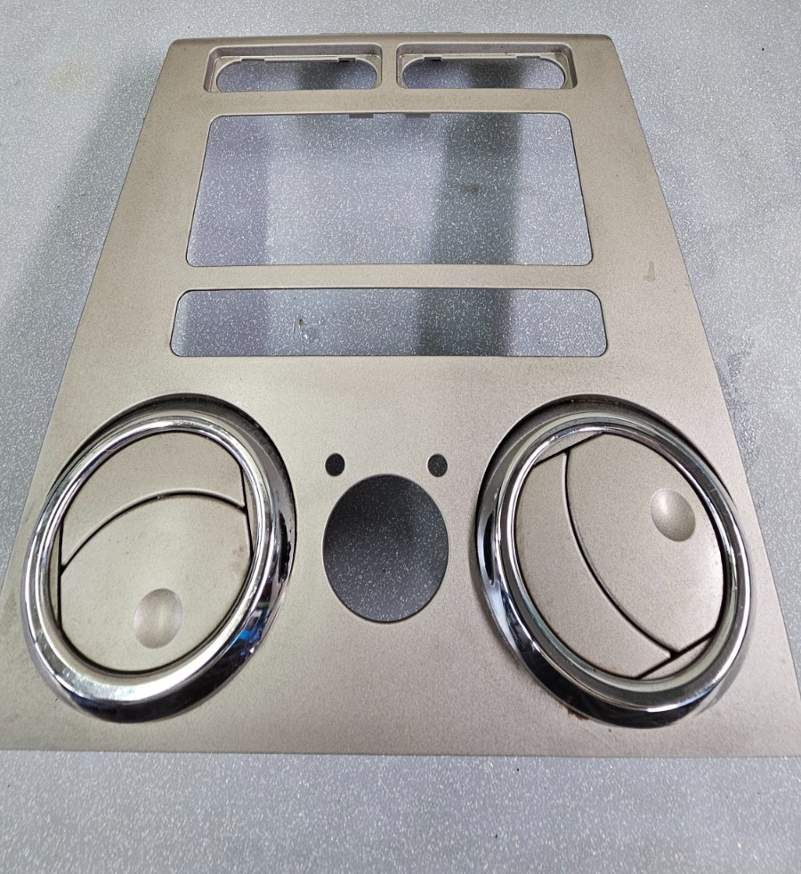 🔥07-09 Lincoln MKZ AM FM Radio Stereo Display Clock Bezel Trim Panel OEM Silver