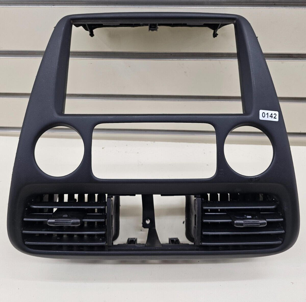98-02 HONDA ACCORD FRONT CENTER DASH RADIO STEREO CLIMATE BEZEL TRIM PANEL BLACK
