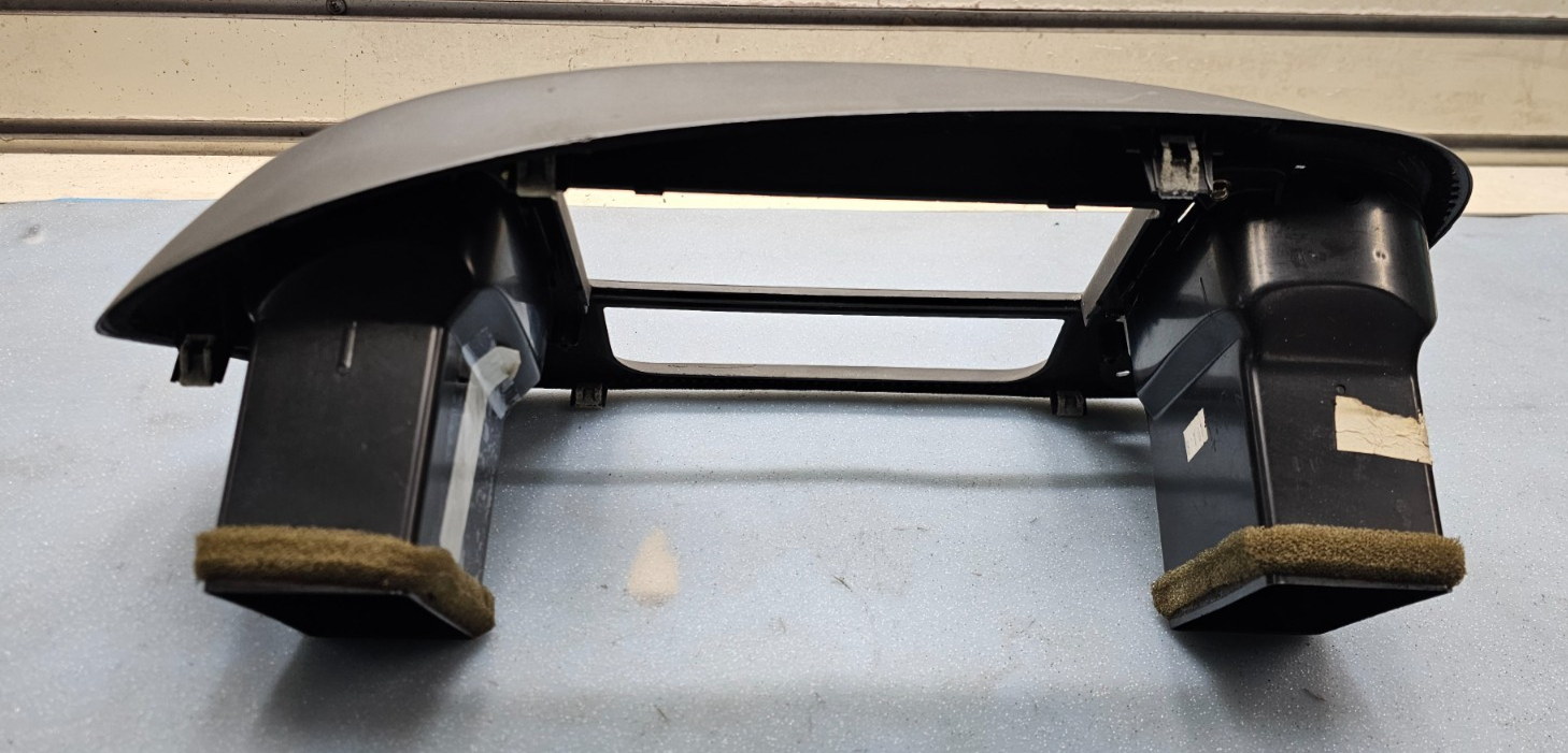 🔥97-03 Ford F150 Center Dash FM Radio Climate Trim Stereo BEZEL Panel DK Gray