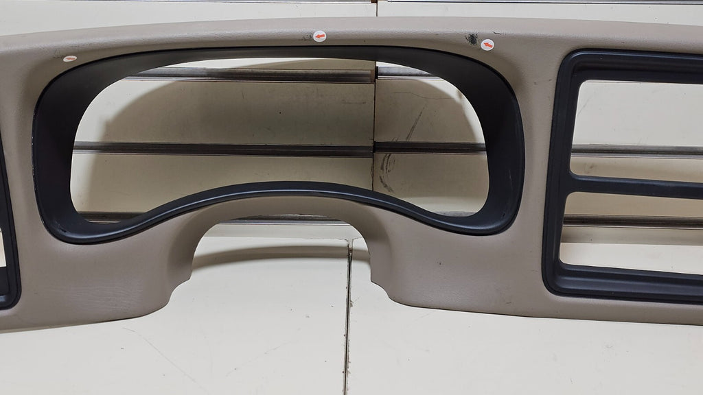 🔥99-02 CHEVY GMC Instrument Cluster Speedometer Dash Trim Panel Bezel Tan C4