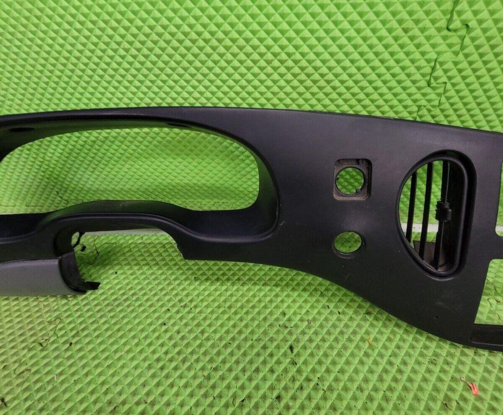 🔥97-03 Ford E-150 Econoline Dash Gauge Cluster Bezel Climate Radio Trim Black
