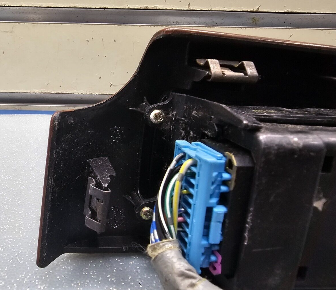 01-06 Acura MDX Left Driver Master Power Window Control Switch Assembly Wood OEM