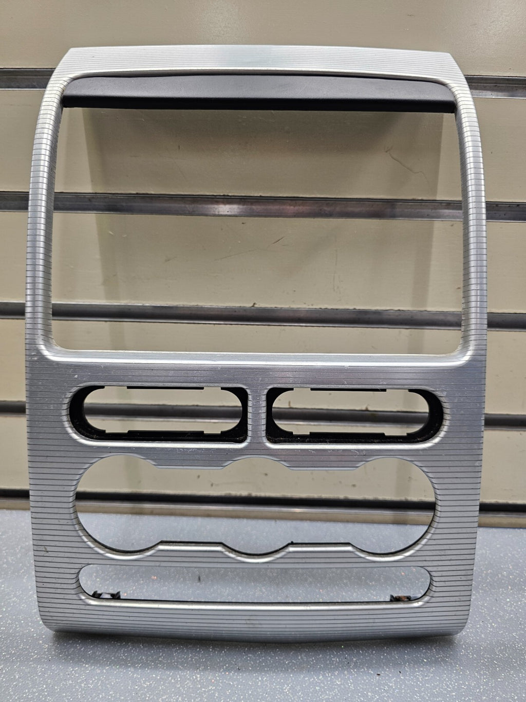 🔥07-10 Ford Edge Front Center Dash Bezel Radio Storage Climate Control SILVER
