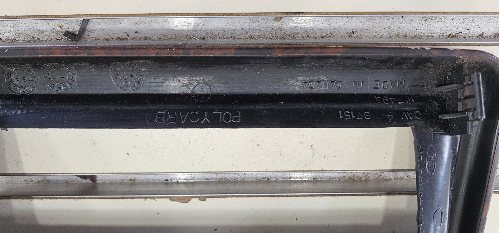 🔥87-91 Ford F150 F250 Bronco Center Dash Radio Stereo Bezel Trim Panel Wood OEM