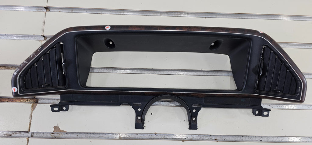 87-91 Ford F150 F250 BRONCO Dash Instrument CLUSTER Bezel Speedometer Woodgrain
