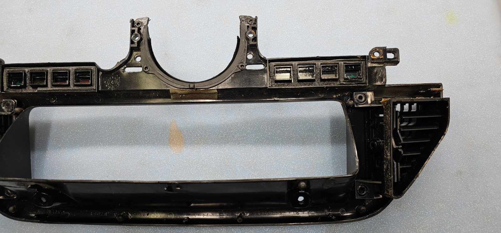 🔥1987-1991 FORD F150 F250 F350 Bronco Dash Trim Instrument Cluster Bezel BLACK