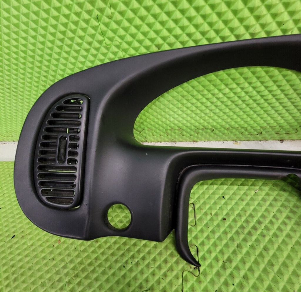 🔥98-03 Dodge Ram Van Dash Trim Interior Instrument Gauge Cluster Bezel Black