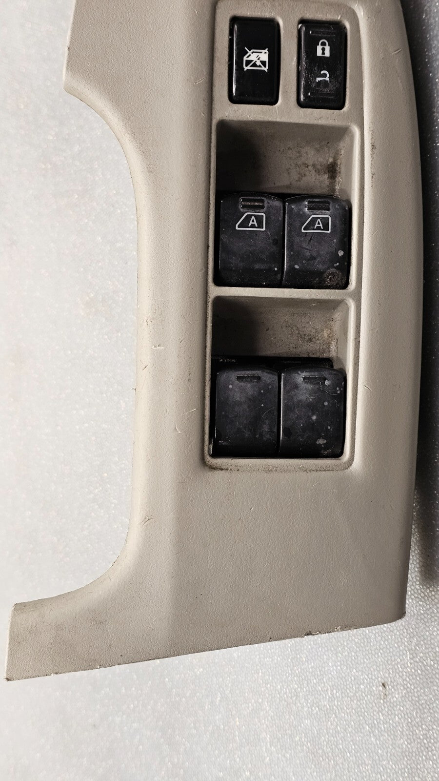 🔥11-17 QUEST FRONT LEFT DRIVER MASTER Window Door Switch Bezel  Panel Tan
