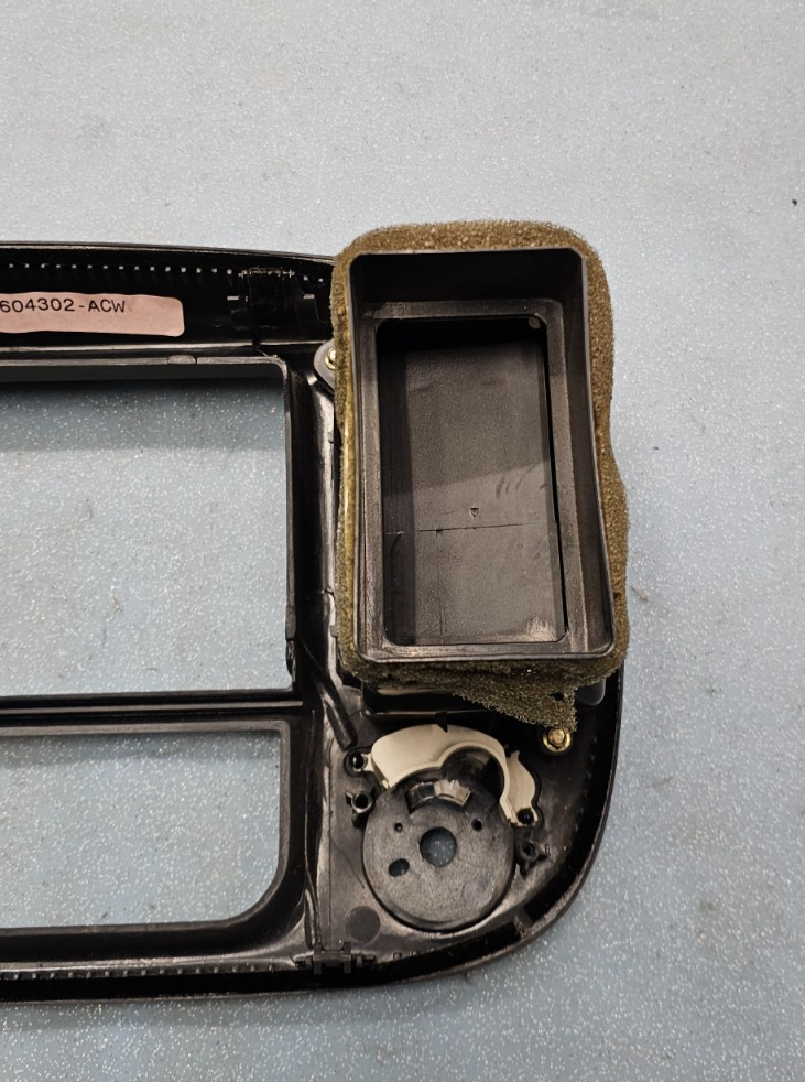 🔥97-03 Ford F-150 Dash Radio Stereo Climate BEZEL Trim Panel Line DK GRAY B1