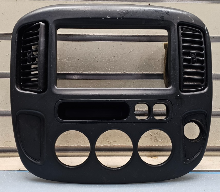 🔥2001-2007 FORD ESCAPE CENTER DASH RADIO A/C CLIMATE TRIM BEZEL BLACK OEM