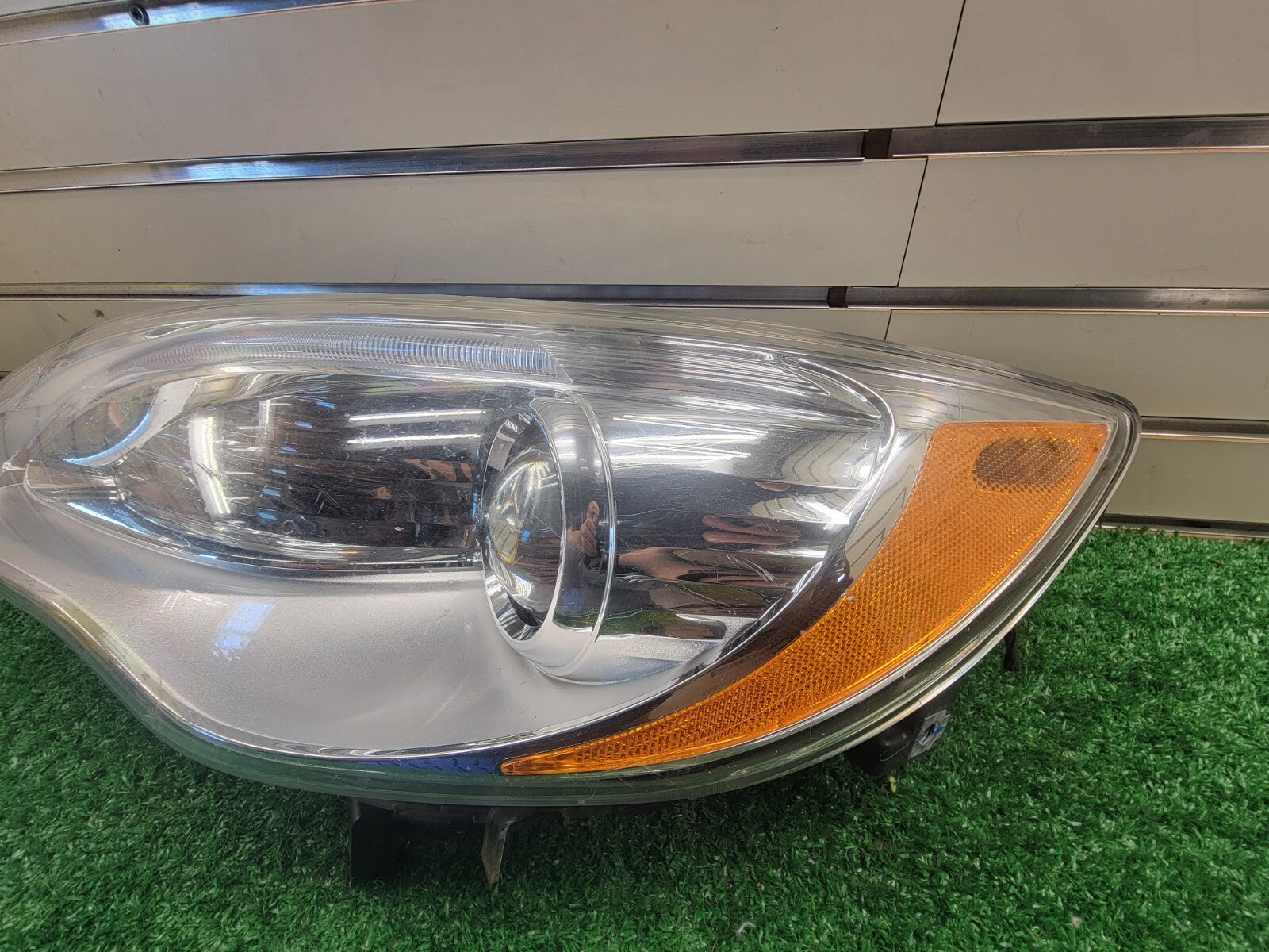 🔥11-14 Chrysler 200 Sedan headlight Lamp Assembly Chrome Left Driver Side OEM