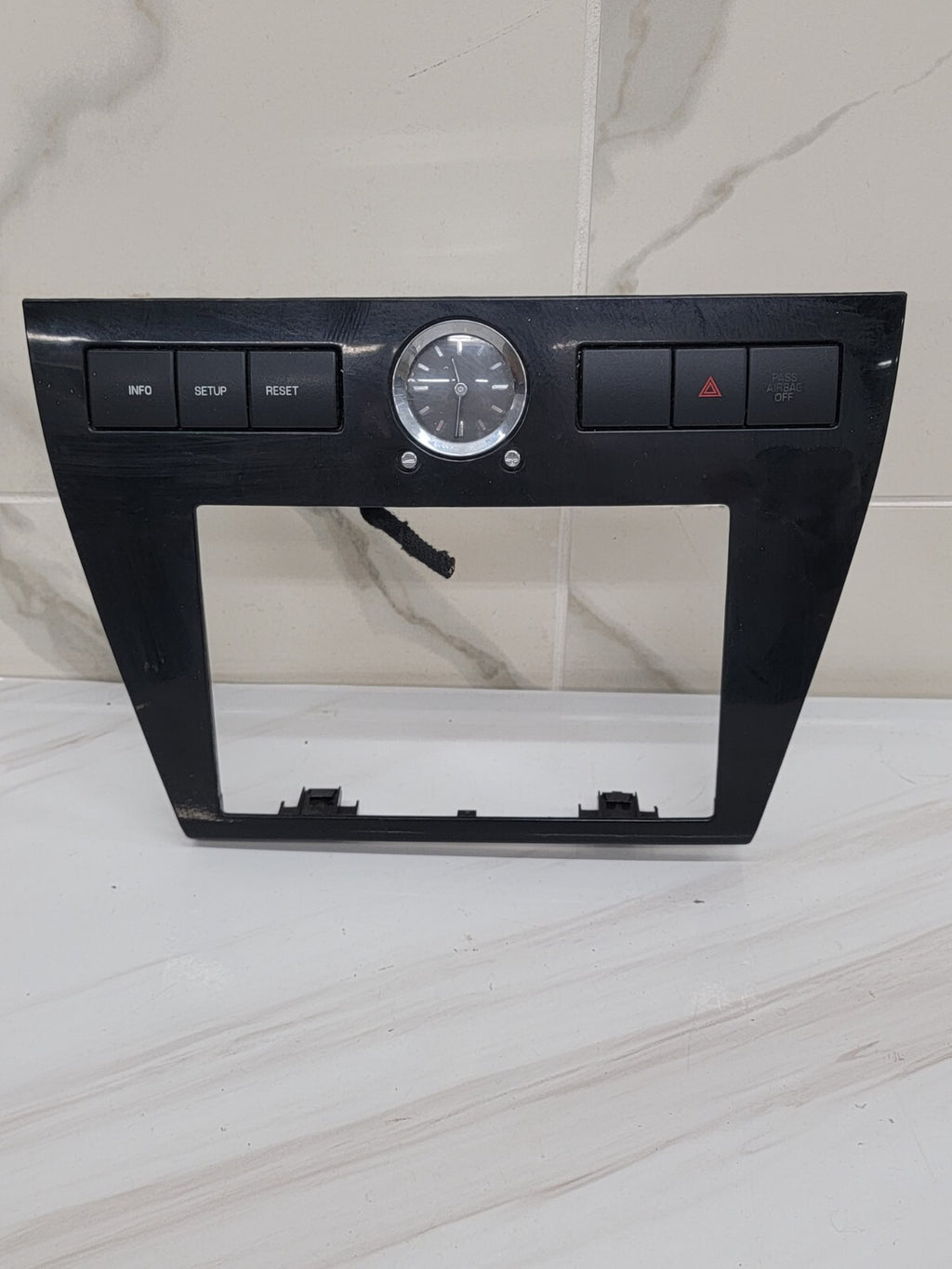 🔥2006-2009 Ford Fusion Dash Radio Bezel With Clock 7N7C-15000-AA Black