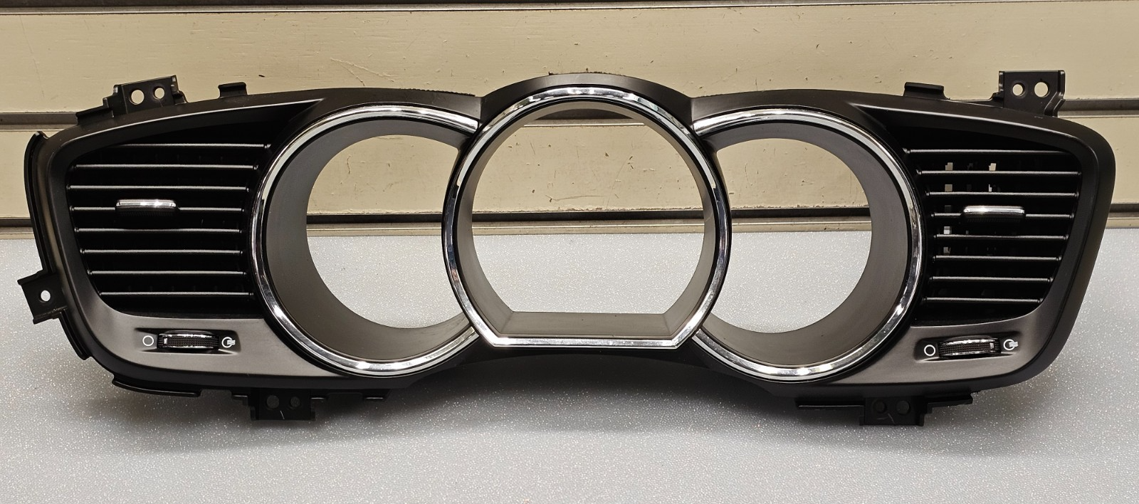 🔥11-13 Optima Dash Speedometer Tachometer Instrument Cluster Bezel Silver/Black