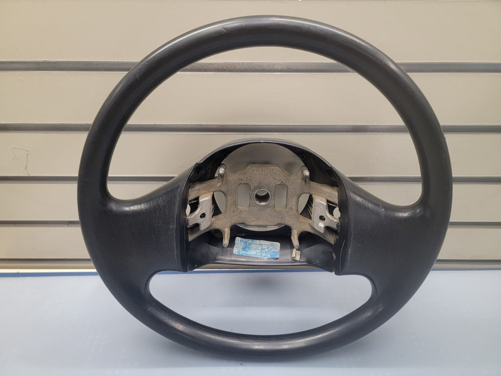 🔥1997-2003 Ford F-150 Leather Steering Wheel Cruise Dash Black
