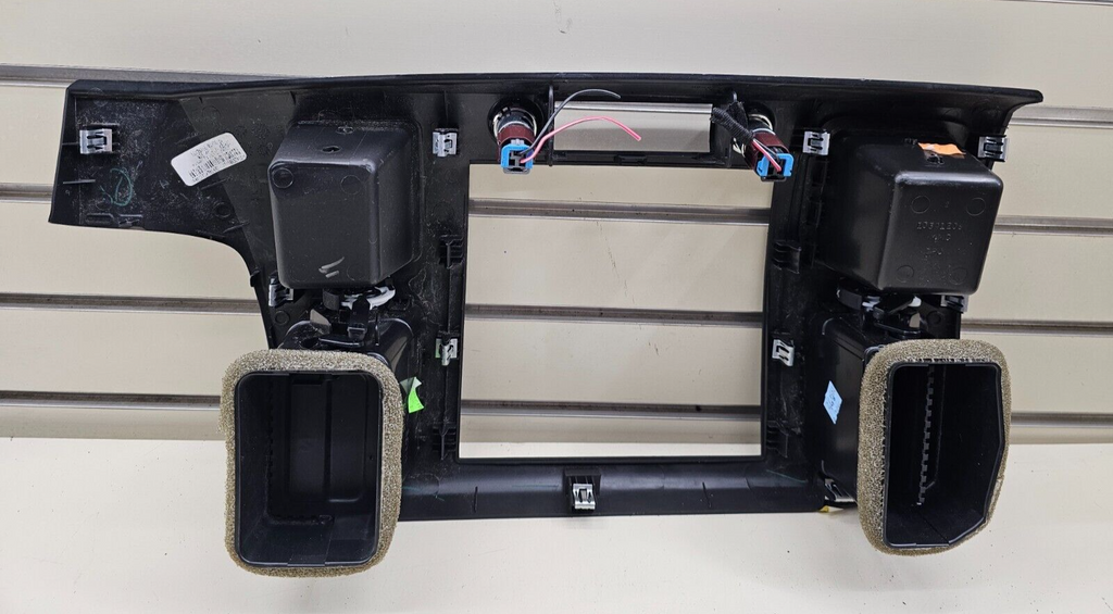 🔥07-14 Silverado SIERRA Center Dash Radio Bezel AC Climate Trim Panel Black B6
