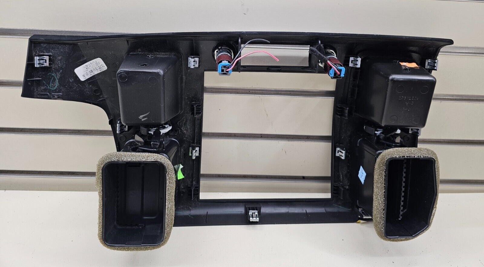 🔥07-14 Silverado SIERRA Center Dash Radio Bezel AC Climate Trim Panel Black B6