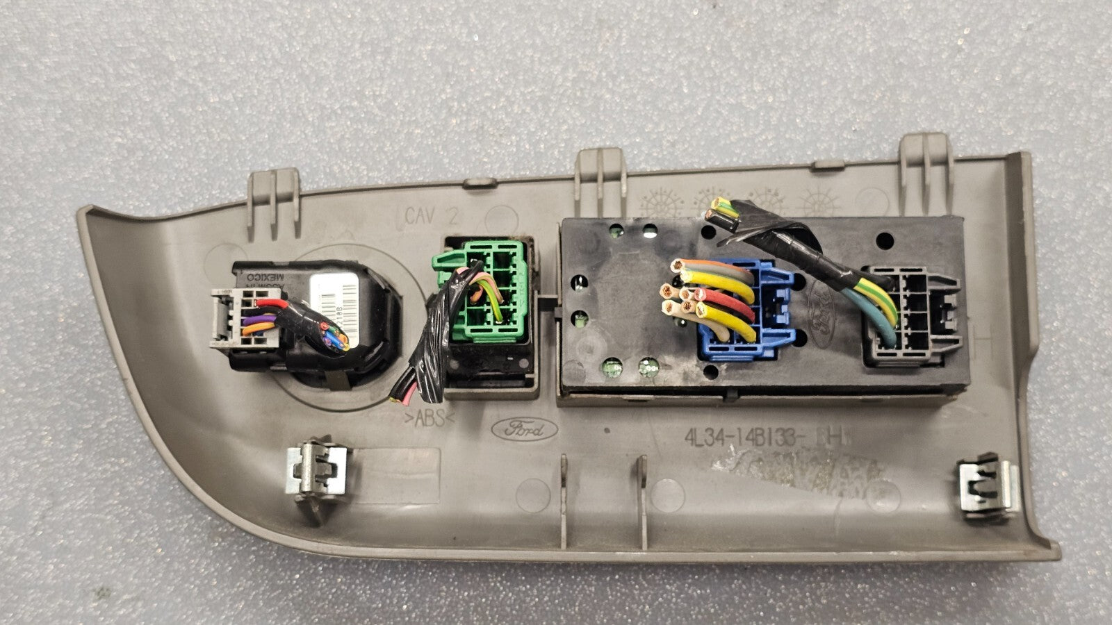 🔥04-08 Ford F150 Left Driver Master Door Window Power Switch Control Tan WS24