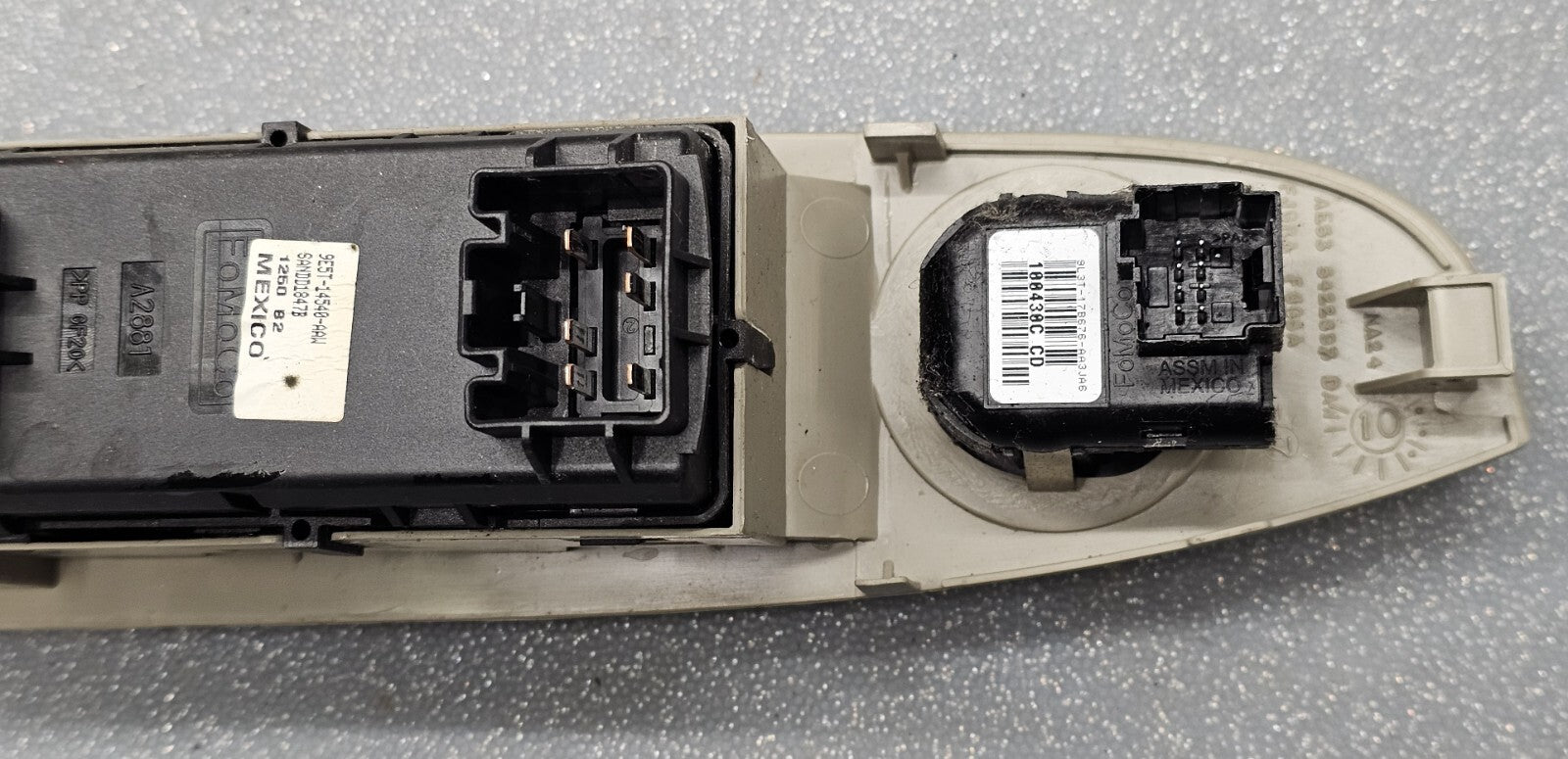 🔥10-12 Fusion Milan MKZ Left Driver Master Power Door Window Switch Lock Tan