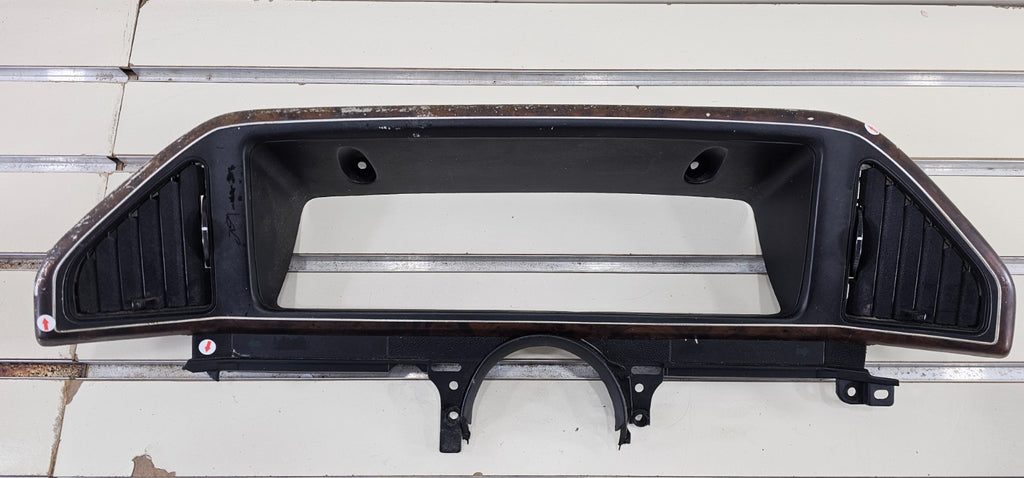 87-91 Ford F150 F250 BRONCO Dash Instrument CLUSTER Bezel Speedometer Woodgrain