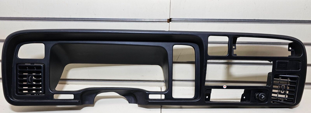 🔥94-97 Dodge Ram Dash Instrument Speedometer Cluster Trim Bezel Panel Black