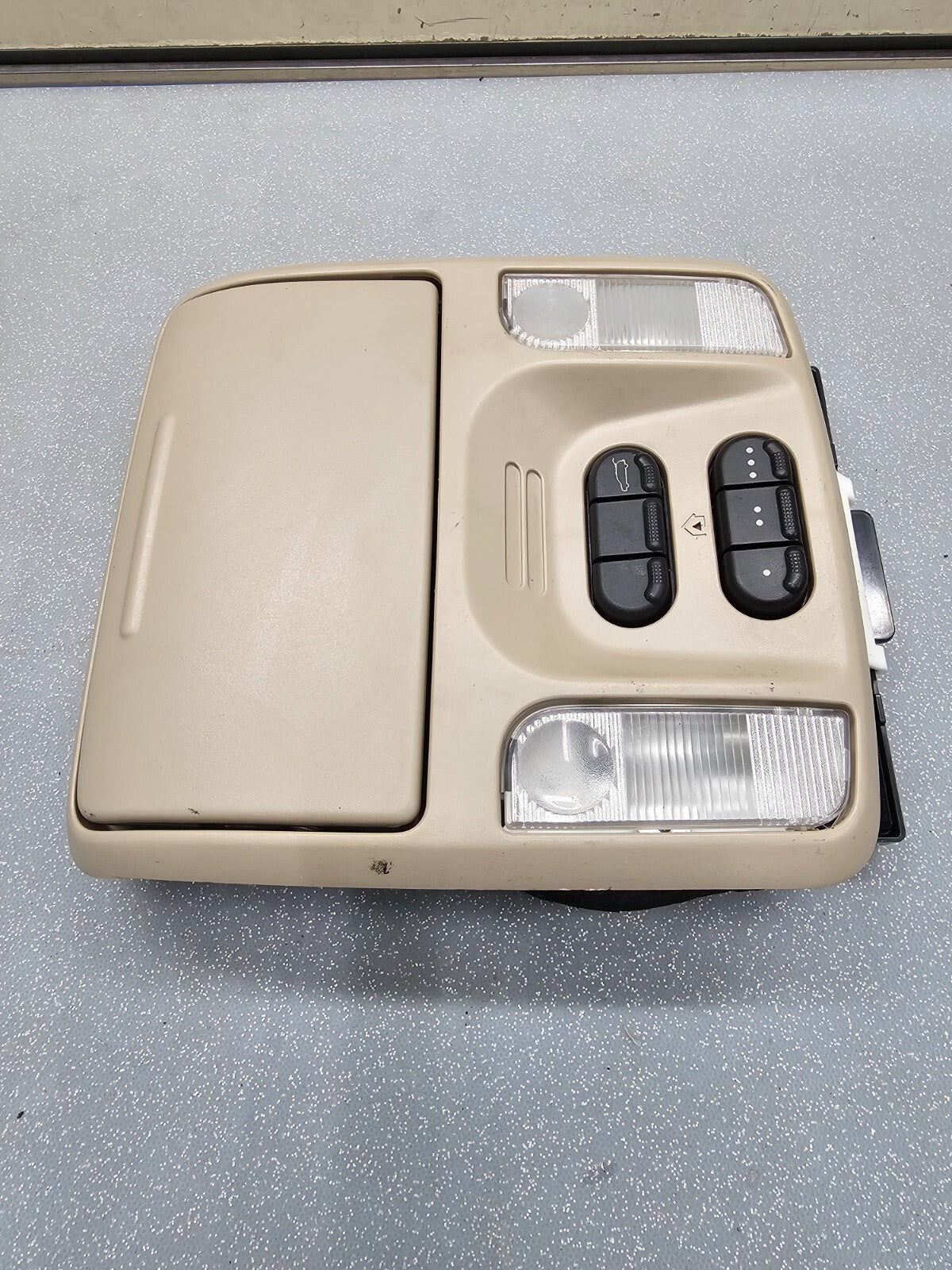 🔥04-07 Chrysler Pacifica Overhead Console Dome Map Light Lamp Sun Roof Tan OEM