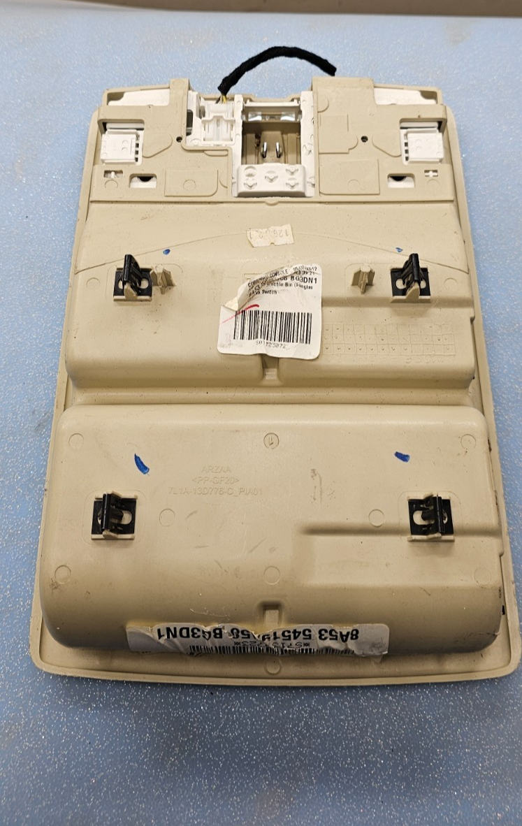 🔥09-14 Ford F150 Expedition Overhead Console Dome Map Light Storage TAN OEM