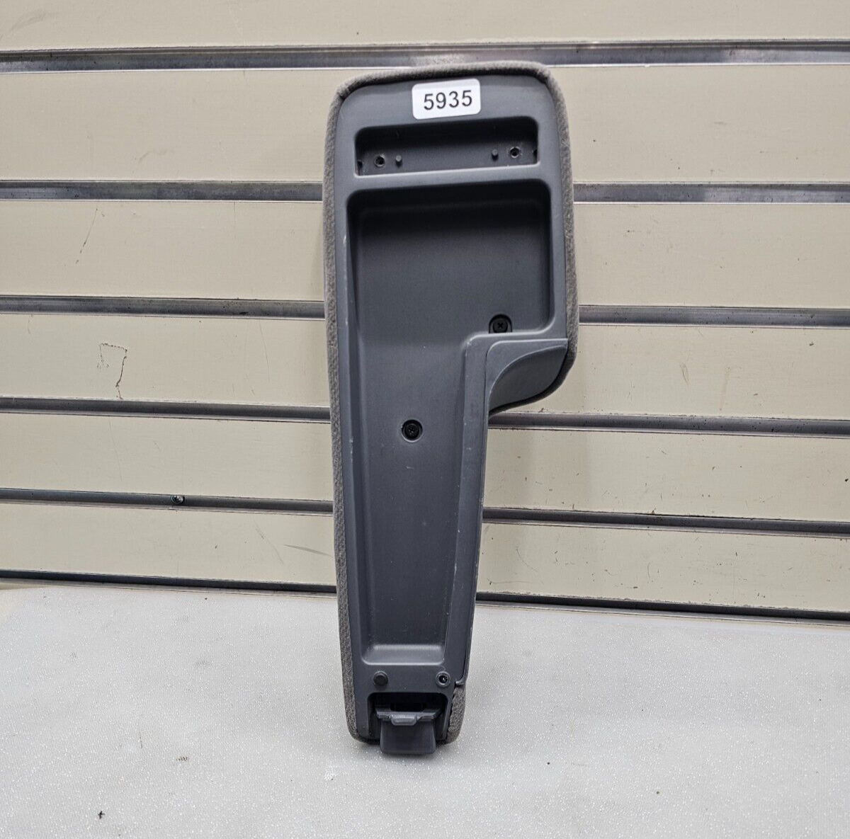 🔥01-05 Honda Civic Front Center Console Cover Arm Rest Lid Cover Gray Cloth OEM