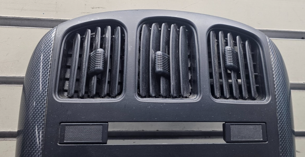 🔥01-07 Dodge Caravan Town & Country Voyager dash radio climate TRIM bezel BLACK
