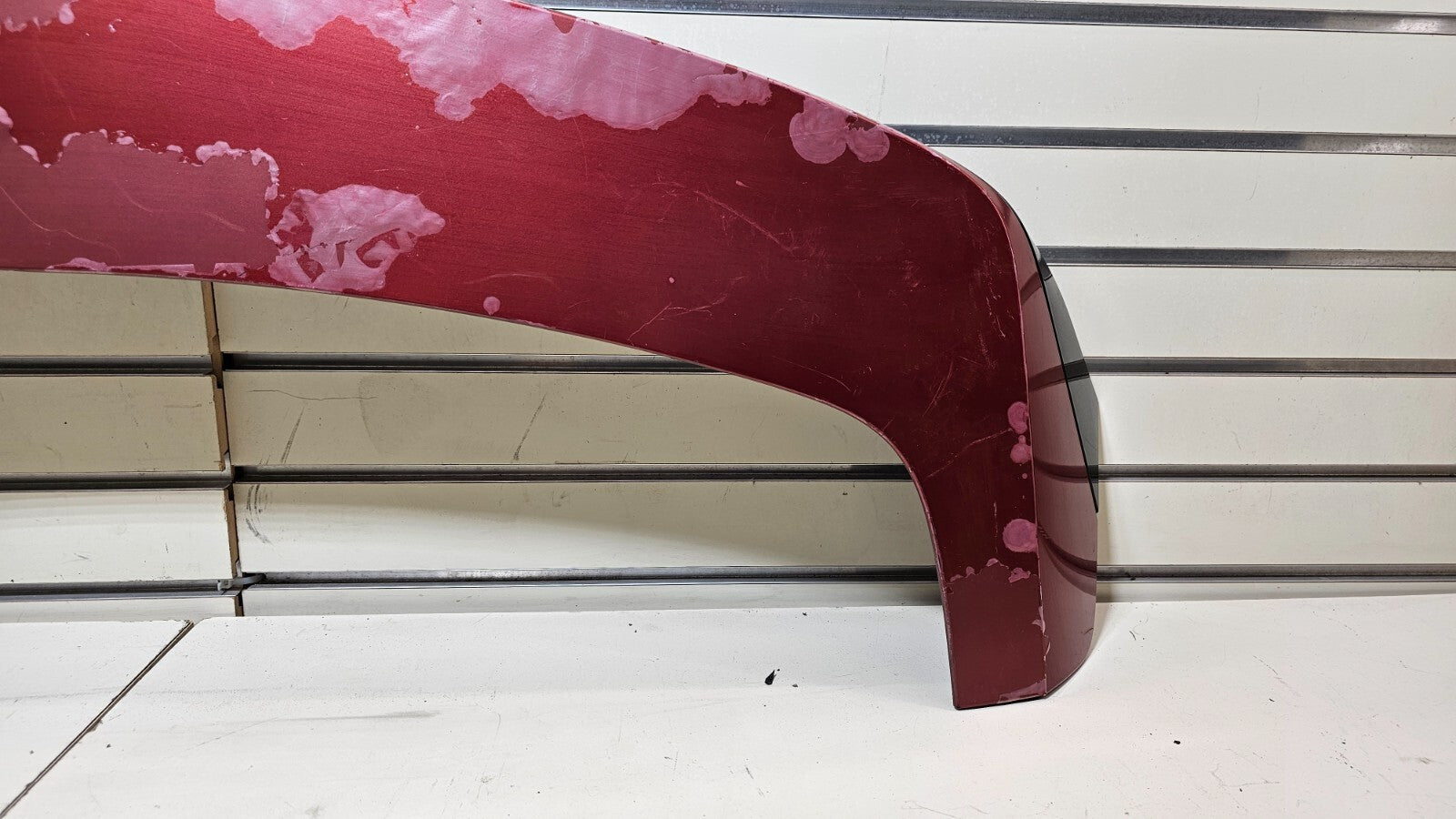 🔥10-16 Cadillac SRX Rear Tail Lift Gate Upper Trunk Spoiler 3rd Brake Light Red