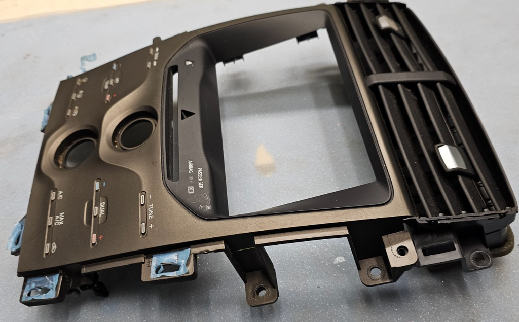 🔥11-14 Edge Dash FM Radio Display Stereo Bezel Climate Control Trim Panel Black