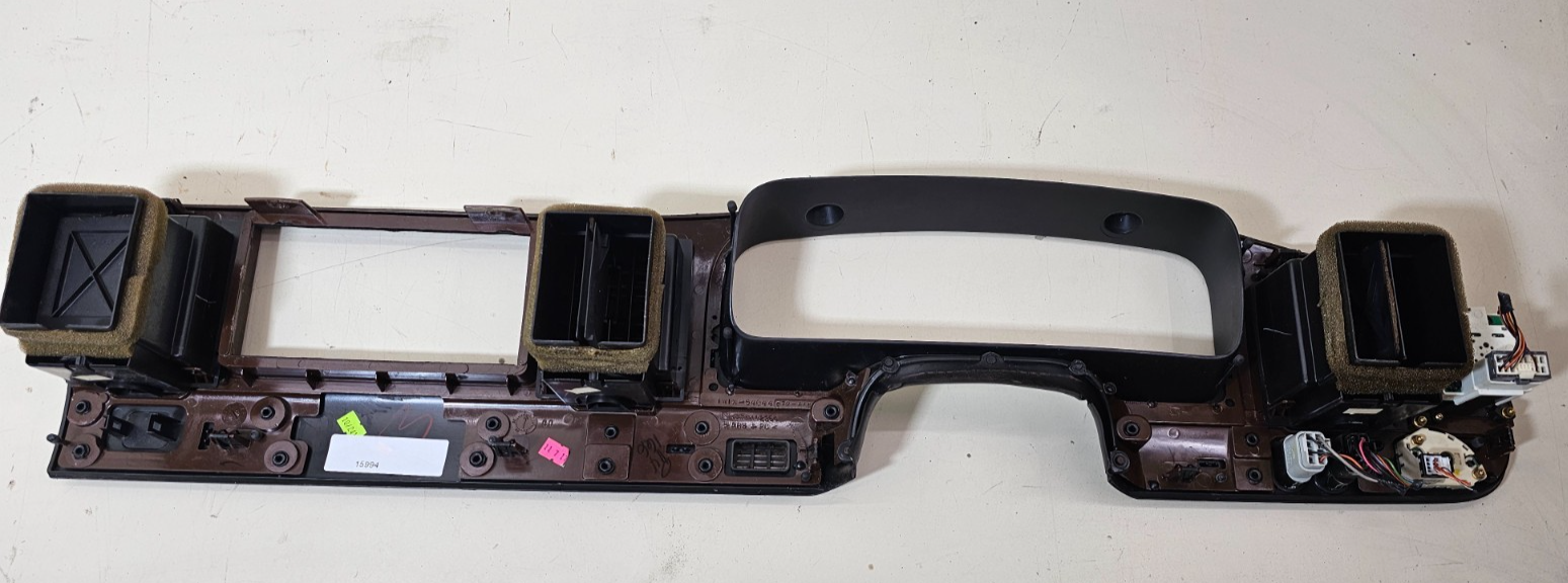 🔥98-02 Town Car Dash Speedometer Instrument Cluster Bezel Trim Panel Wood/Black