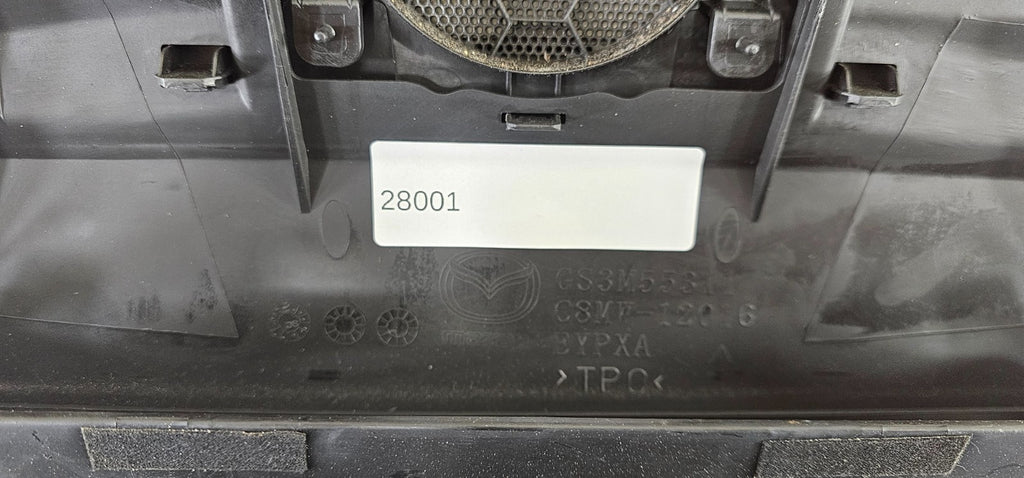 🔥09-13 Mazda 6 Center Dash AC A/C HVAC Air Vent Heater Bezel Trim Panel Black 