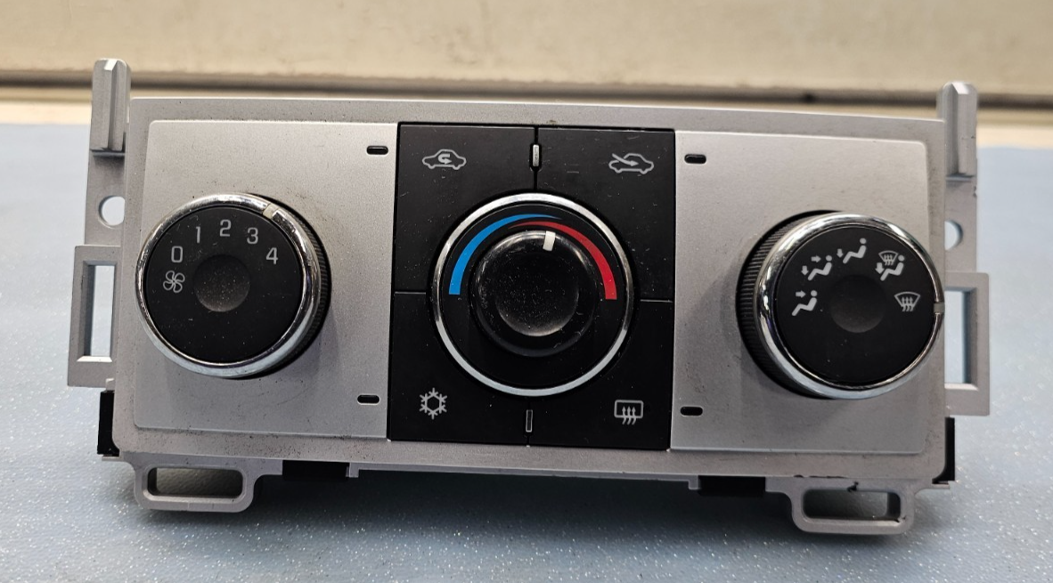 🔥08-12 Chevy Malibu Dash AC A/C HVAC Heater Climate Temperature Control Silver