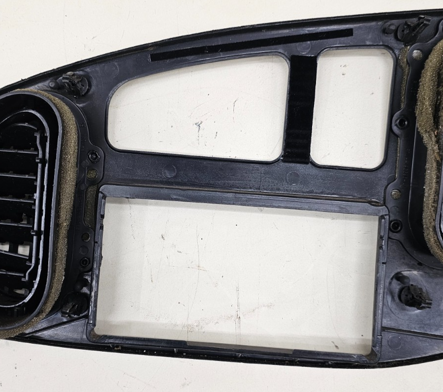 🔥97-03 Ford E-150 Econoline Dash Instrument Cluster Bezel Climate Radio Black