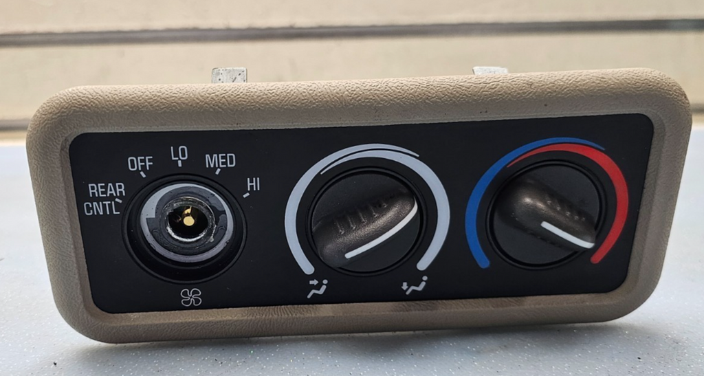 🔥01-07 Express Overhead Rear A/C AC HVAC Heater Temperature Climate Control Tan