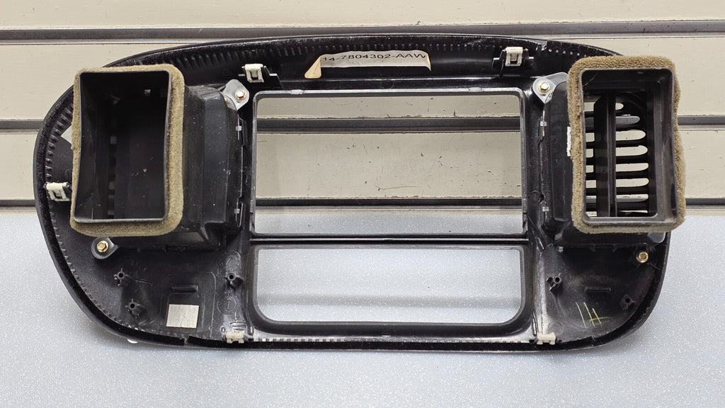 🔥97-03 Ford F150 Center Dash Radio Climate BEZEL Trim Panel Line Dark Gray B1