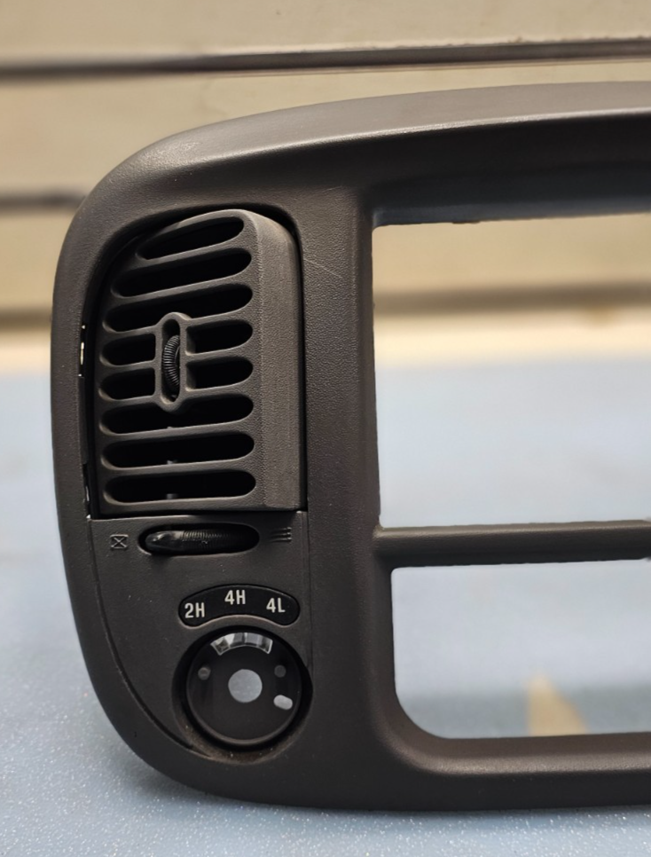 🔥 97-03 Ford F150 Center Dash Radio Climate BEZEL TRIM Panel Gray