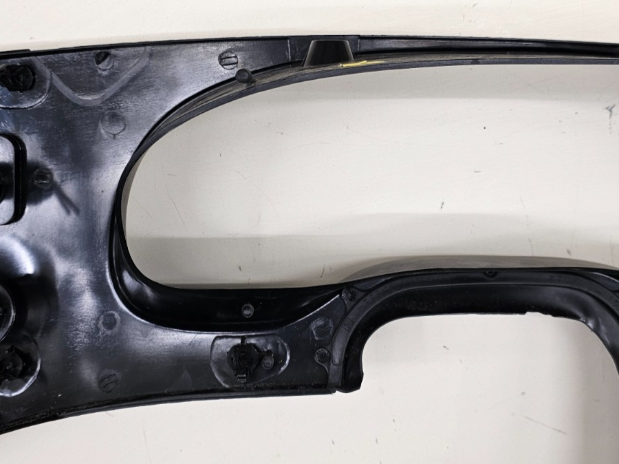 🔥97-03 Ford E-150 Econoline Dash Instrument Cluster Bezel Climate Radio Black